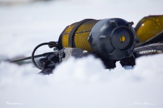 Plongée sous glace à Tignes 