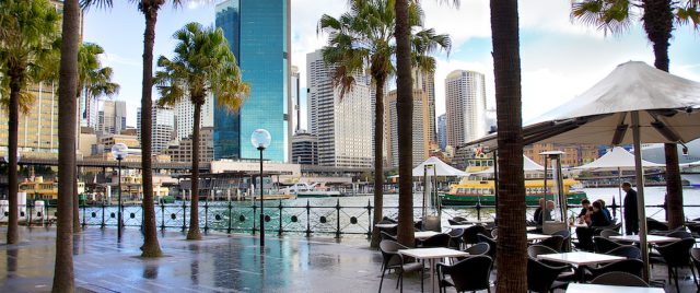 Sydney vue depuis le Cove Oyster Bar