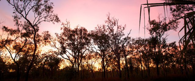 Sundown on Fire